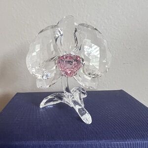 Swarovski Crystal Orchid “Retired Piece” NIB